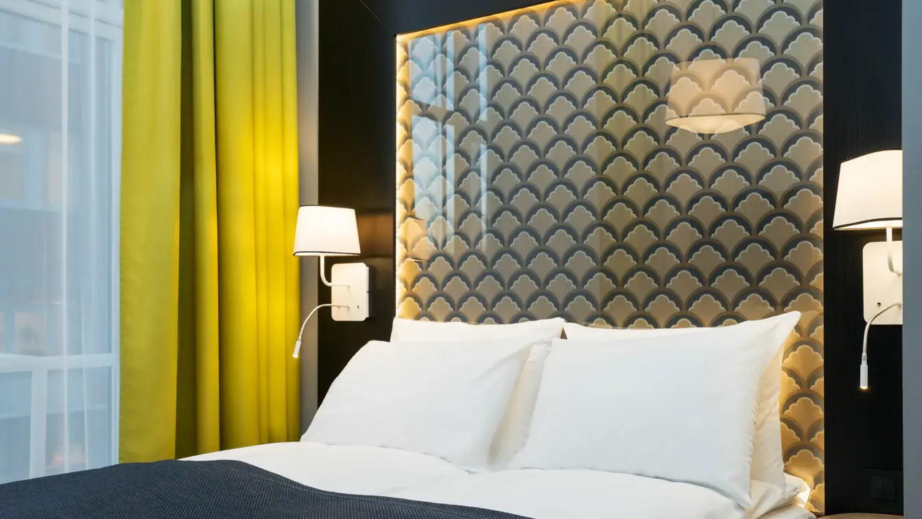 Dobbeltseng på Thon Hotel Spectrum i Oslo sentrum