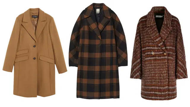 Collage av tre høstkåper