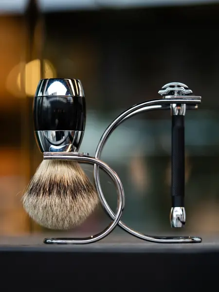 Jk barber shop barbersett 1119 for høvel 659 for børste Skjeggolje 289-1