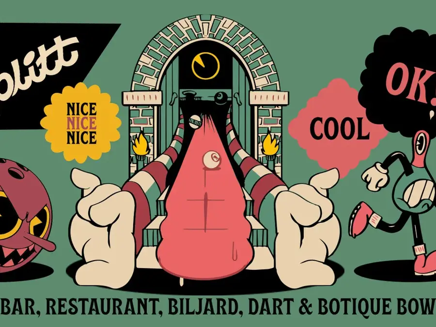 Tegnet plakat fra Splitt