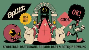 Tegnet plakat fra Splitt