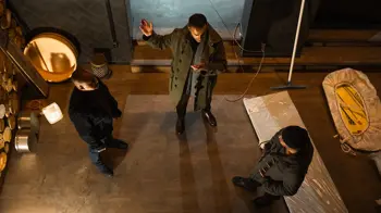 Bilde tatt ovenfra og ned av Henning Sebastian Jahre, Desta Selassie og Shobeir Razavinik