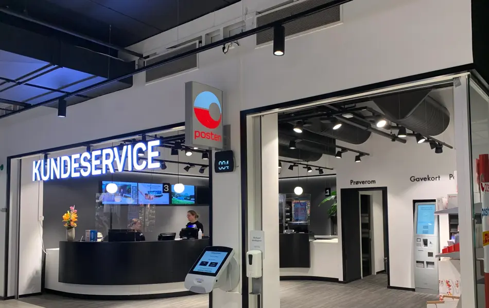 Kundeservice med Hentepunkt for DHL, Postnord og Posten 