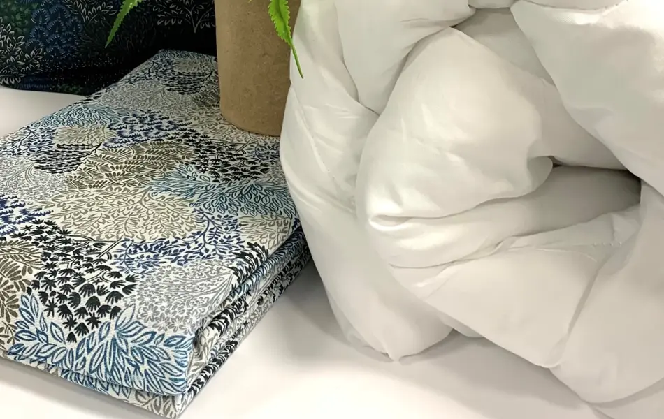 Bilde av sengetøy og dyne