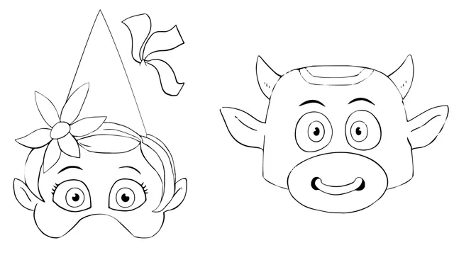 mønster til amfelia- og oskar-masker