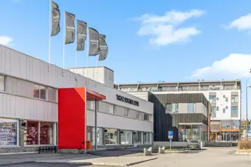 Bilde av kjøpesenteret Thon Senter Alta med ny logo.