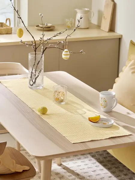 106015253 Trine bordløper 35x120 gul (1)