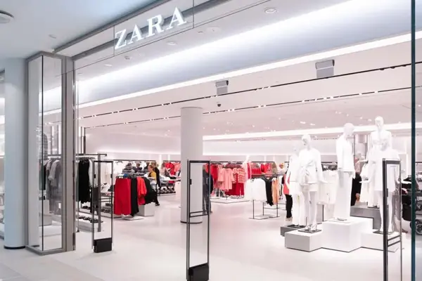 Butikken Zara sett utenfra