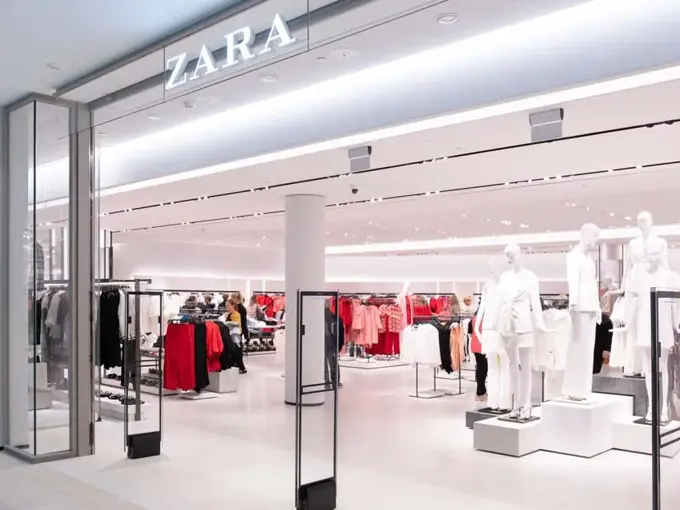 Butikken Zara sett utenfra