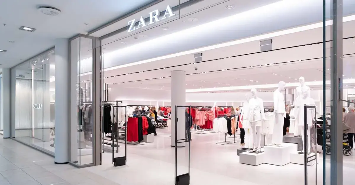 Butikken Zara sett utenfra