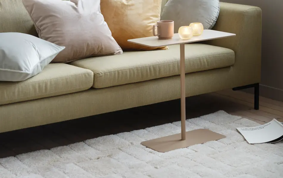 Produkter fra Princess. Ulike puter som ligger i sofa.