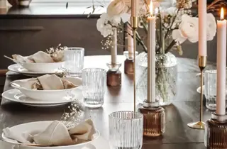 BW nille rillet stakelys