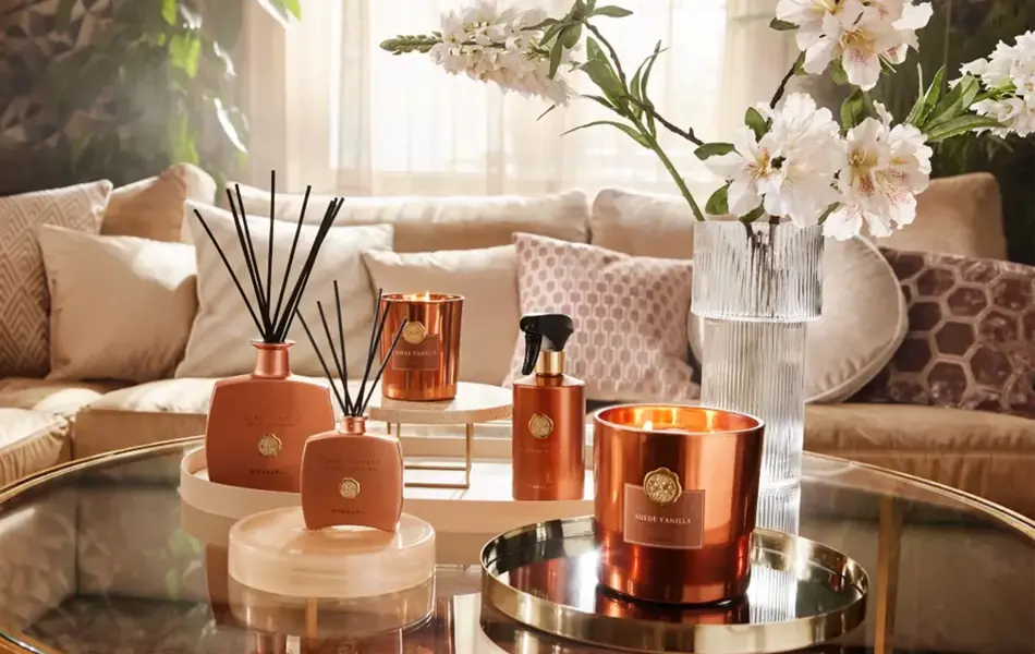 Stuebord med Rituals produkter