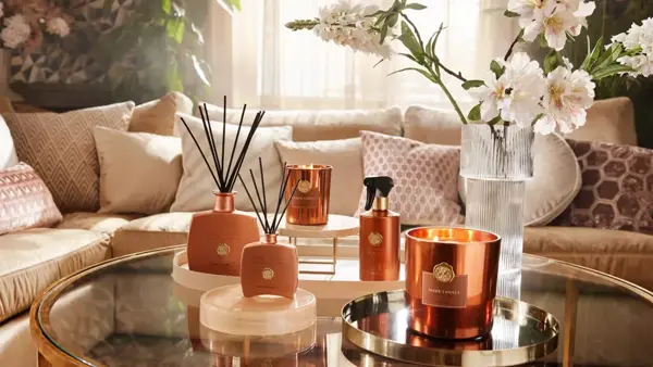 Stuebord med Rituals produkter