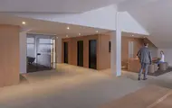 Illustrasjonen viser et kontorprosjekt på Thon Senter Sartor. På bildet ser man kontorlandskapet.
