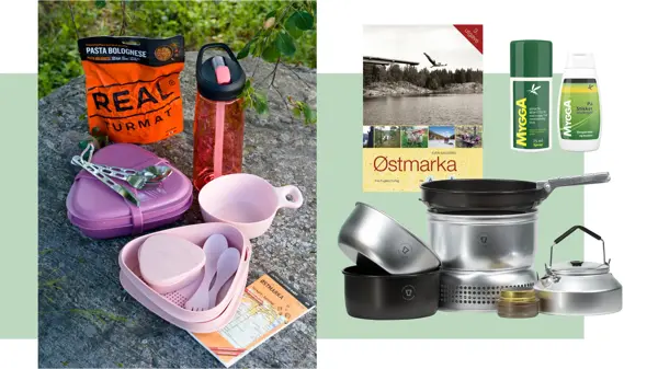 Piknik utstyr og kart
