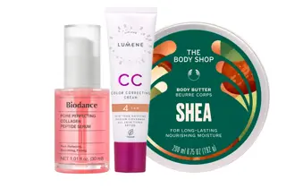 Biodance serum, Lumene CC Cream og Body Butter.