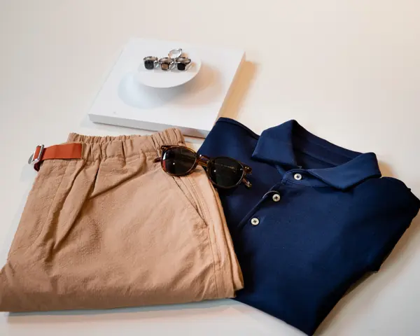 Shorts og t-skjorte