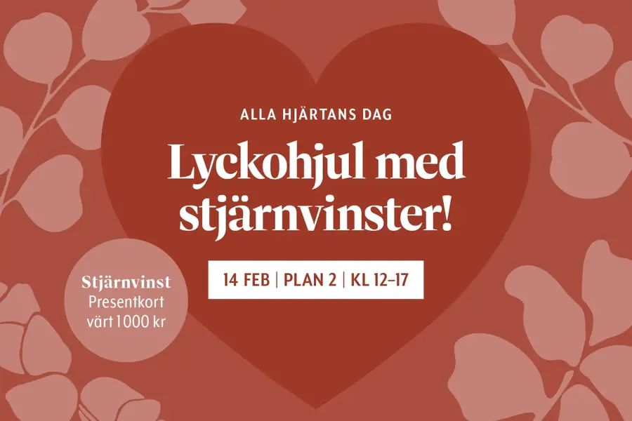 Lyckohjul på Alla hjärtans dag
