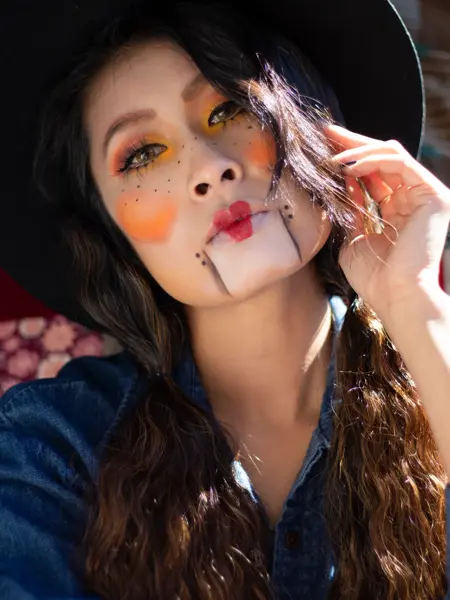 Halloween make up, Puppet doll make up.
I did make up my self at home for halloween event. I would be happy if someone use these pictures for some DIY blog or website!