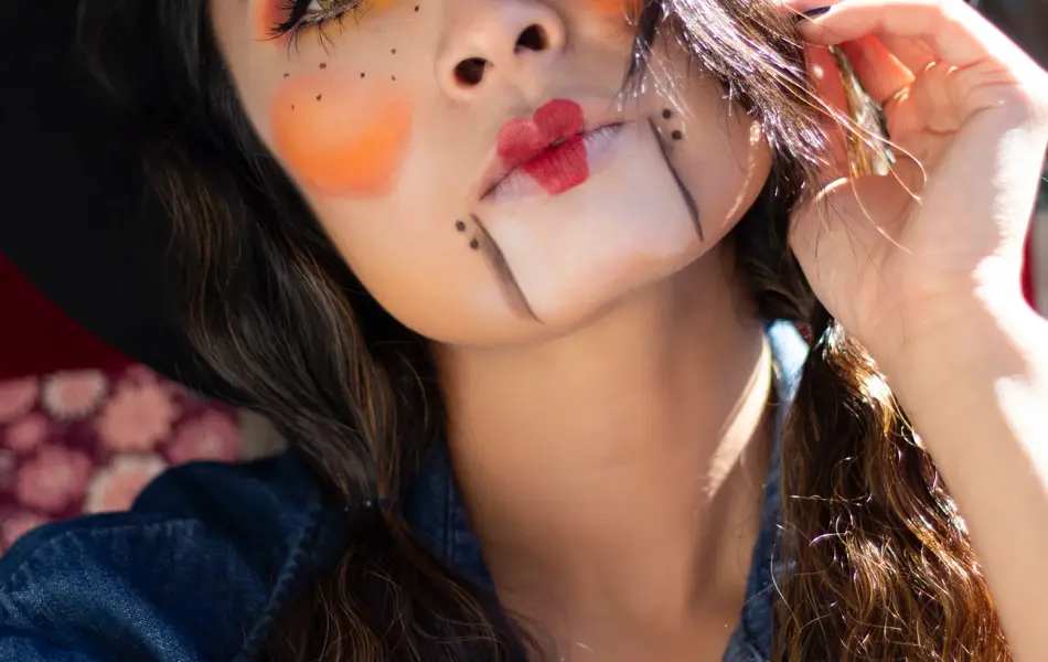 Halloween make up, Puppet doll make up.
I did make up my self at home for halloween event. I would be happy if someone use these pictures for some DIY blog or website!