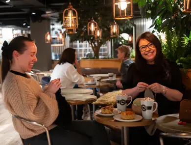 strikkekafe hos Espresso House med Nøstet Mitt
