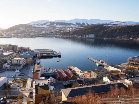 Utsikt fra Salen på Thon Hotel Hammerfest