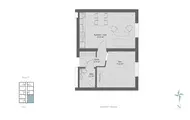 Plantegning for fritidsbolig med seksjonsnummer 26 på prosjektet Skitorget på Skeikampen.