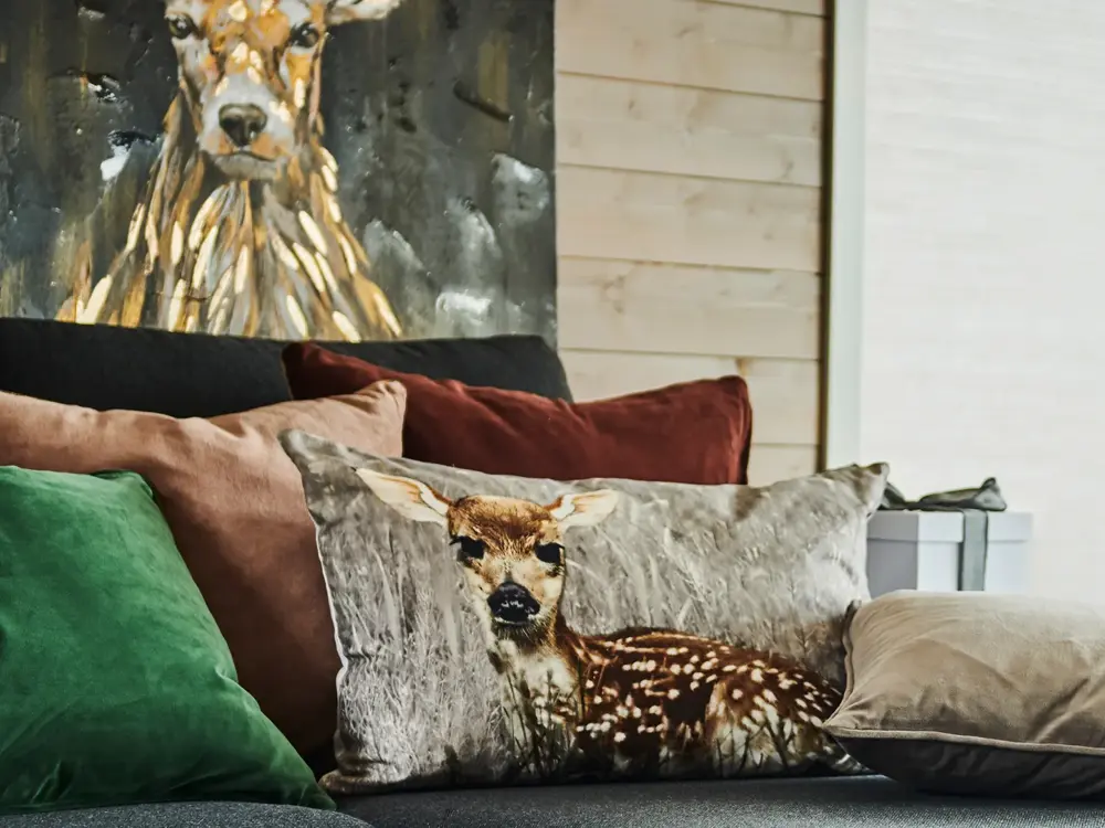 Puter i en sofa 
