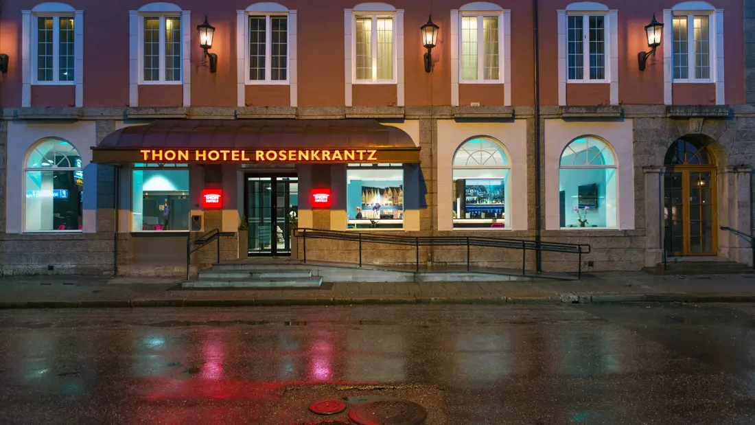Fasade Thon Hotel Rosenkrantz Bergen 