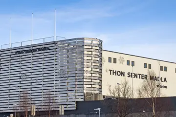 Fasadebilde av Thon Senter Madla.