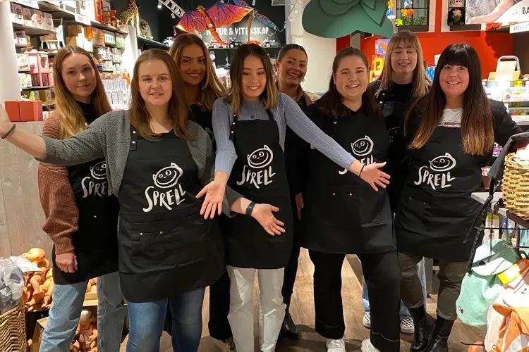 Glade ansatte hos Sprell