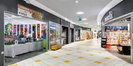 AMFI Narvik Storsenter fellesareal, i gangen mellom butikker