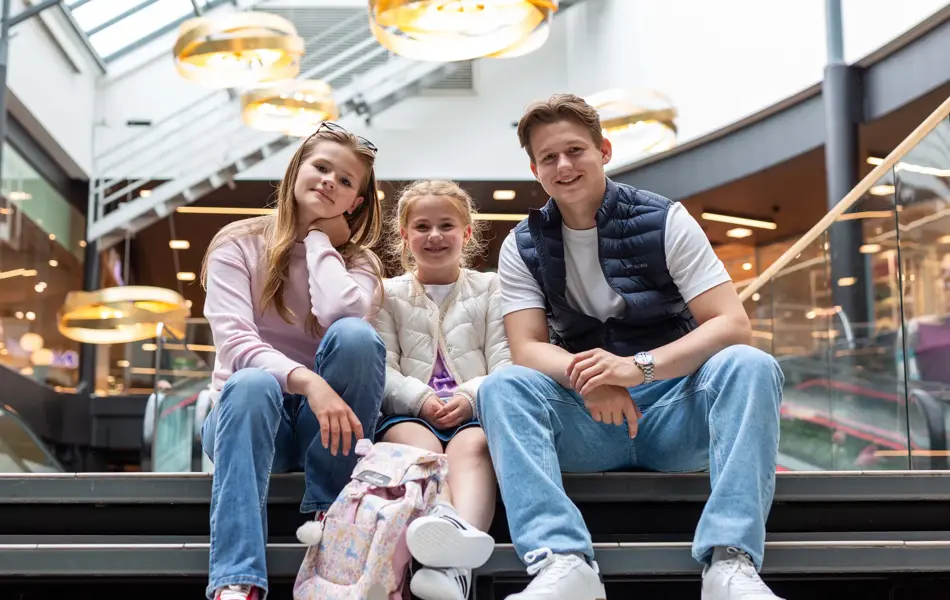 Bilde av barn i klær til skolestart