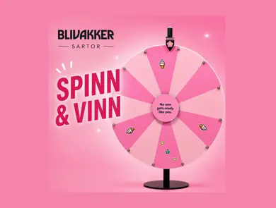 Spinn og vinn hos blivakker
