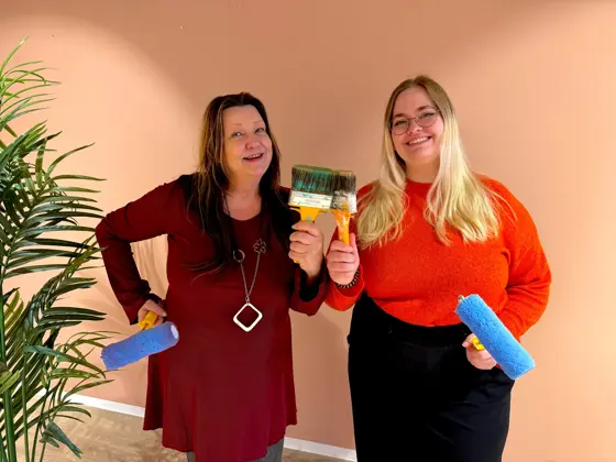 Art´i Panduro - ny butikk i AMFI Knarvik. Hilde og Amanda. 