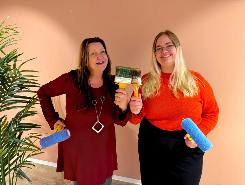 Art´i Panduro - ny butikk i AMFI Knarvik. Hilde og Amanda. 