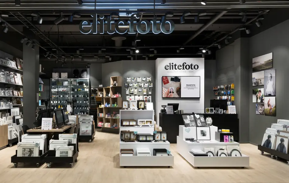 Butikkfasade til Elite foto