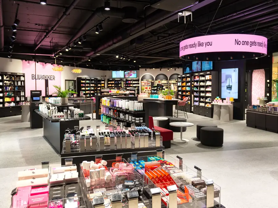 en butikk med kosmetikk