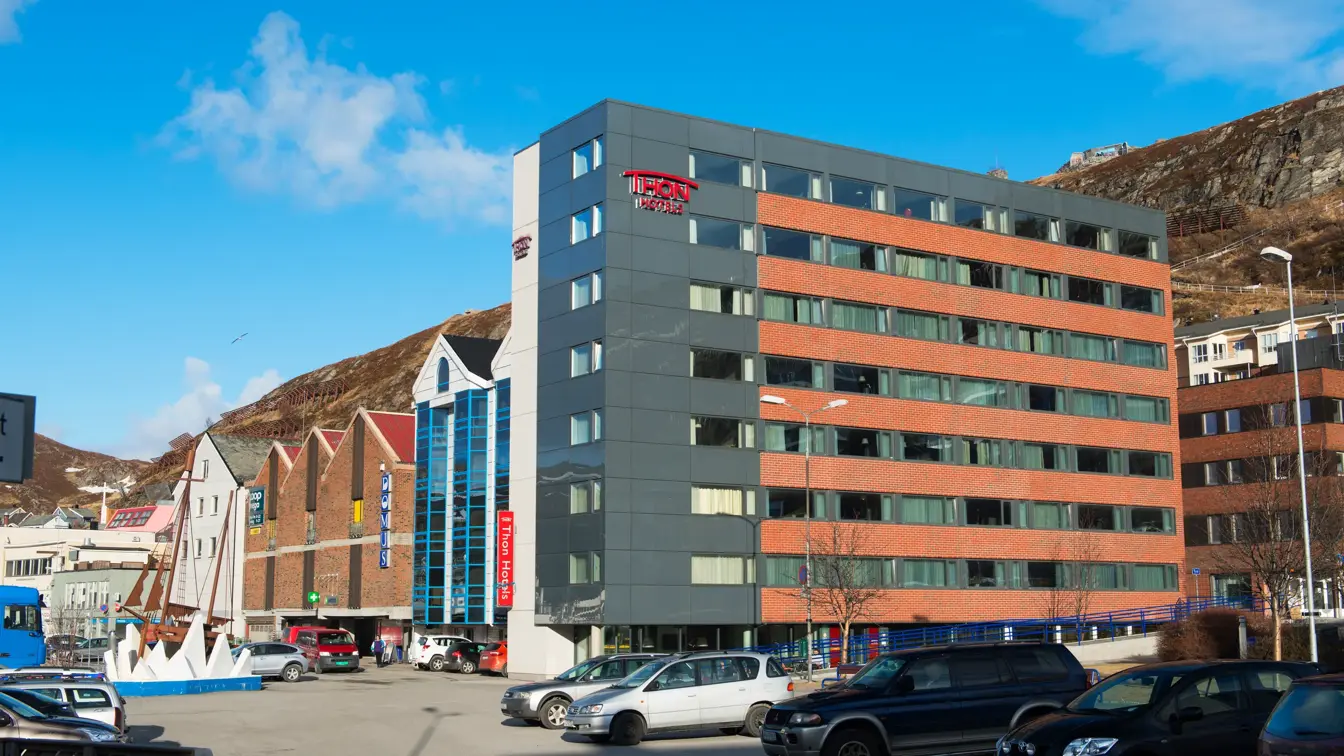Fasade på Thon Hotel Hammerfest