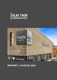 OTE Rapport for Q1 2026 - forside