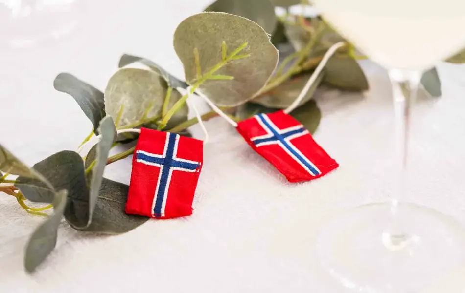 Nærbilde av grønn gren og flagglenke