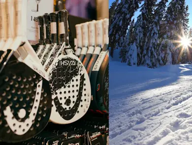 Padel og ski