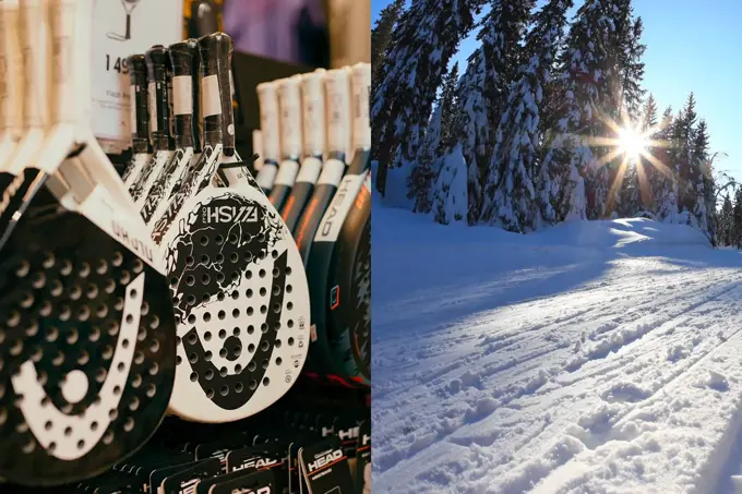 Padel og ski