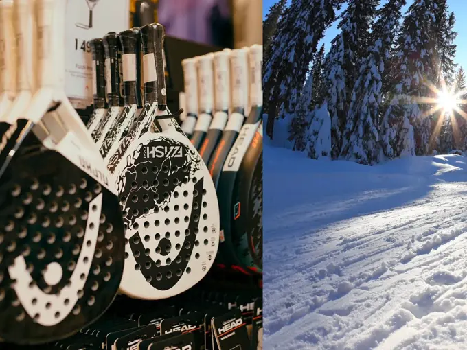 Padel og ski