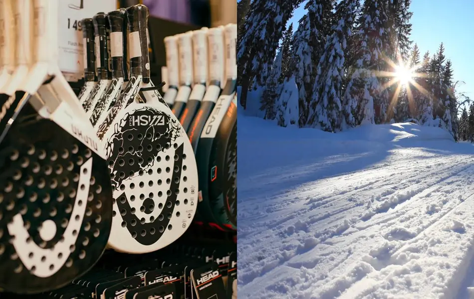 Padel og ski