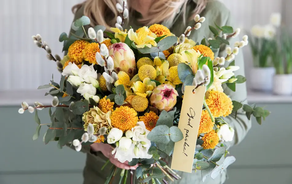 Påskeblomster og dekorasjoner fra Mester Grønn