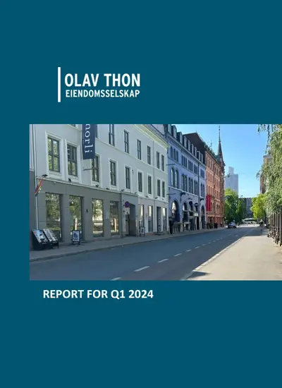 Forsidebilde av rapport for 1. kvartal 2024