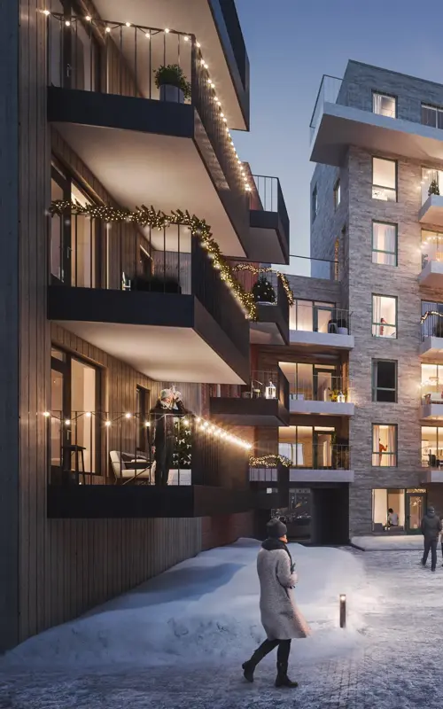 Jul og vinterstemning uteområder Skaarerloekka premium