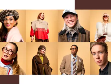 modeller viser høstmote